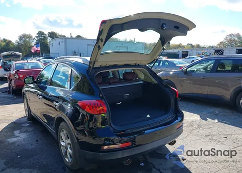 2008 Infiniti Ex35 Journey z USA, uszkodzony, nr VIN JNKAJ09FX8M357262